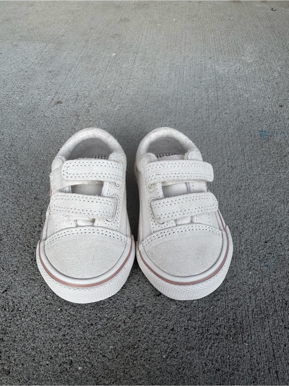 next White Kids Velcro Casual Sneakers